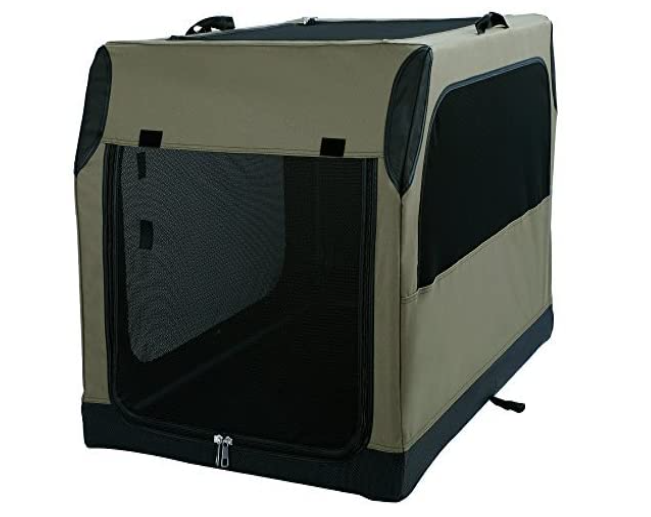 Basics Portable Folding Soft Dog Travel Crate Kennel